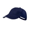 Casquette Personnalisée Publicitaire Kisse Matières : coton Couleurs : bleu objet publicitaire robuste