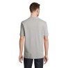 Polo bio  et confortable 210g personnalisé - PEGASE Taille textile : M Couleurs : gris chiné personnalisable avec votre logo