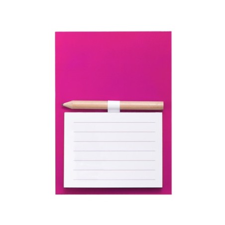 Bloc Notes Magnétique Personnalisé Yakari Couleurs : bleu cadeau collaborateur premium