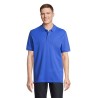 Polo bio  et confortable 210g personnalisé - PEGASE Taille textile : M Couleurs : bleu royal personnalisation sur mesure