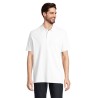 Polo bio  et confortable 210g personnalisé - PEGASE Taille textile : 4XL Couleurs : blanc goodies publicitaire durable