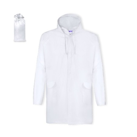 Imperméable Personnalisé Éco-responsable Hydrus - Élégance et Imperméabilité Matières : EVA Couleurs : rouge impression haute dé