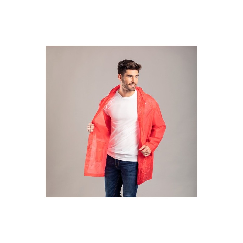 Imperméable Personnalisé Éco-responsable Hydrus - Élégance et Imperméabilité Matières : EVA Couleurs : rouge livraison express 2