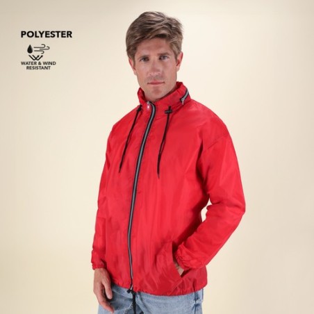 Imperméable Personnalisé Éco-responsable Garu - Élégance et Protection Matières : polyester Taille textile : L Couleurs : rouge 