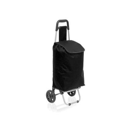 Sac Pliable Publicitaire pour Course Max Matières : polyester Couleurs : noir cadeau entreprise pas cher