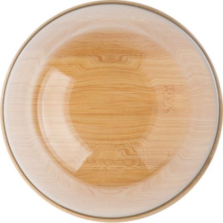 Saladier en verre et bambou Isabeau