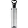 Gourde  de 730 ml en rPET avec paille personnalisée Manfred Matières : PET recyclé Couleurs : noir