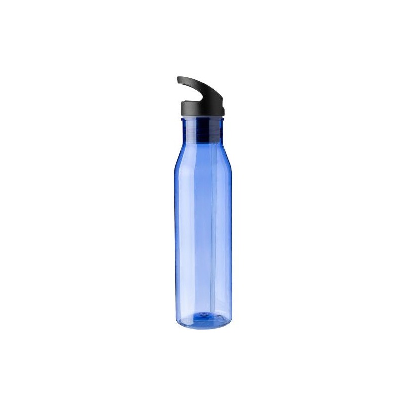Gourde  de 730 ml en rPET avec paille personnalisée Manfred Matières : PET recyclé Couleurs : noir goodies entreprise design