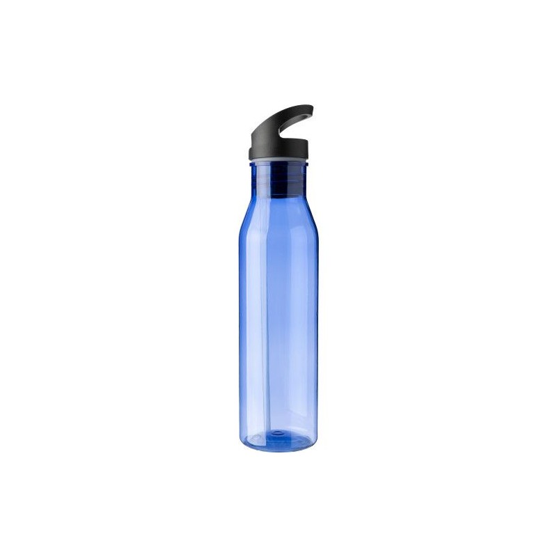 Gourde  de 730 ml en rPET avec paille personnalisée Manfred Matières : PET recyclé Couleurs : noir cadeau client original