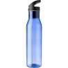 Gourde  de 730 ml en rPET avec paille personnalisée Manfred Matières : PET recyclé Couleurs : noir cadeau client original