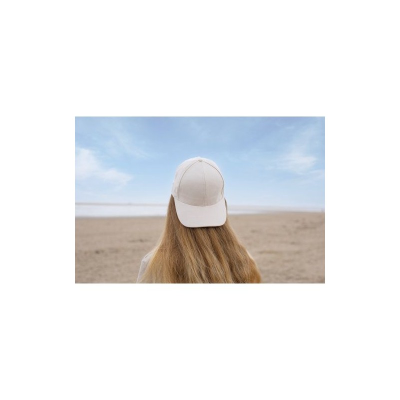 Casquette 6 Panneaux Éco-responsable en Suédine - Orion cadeau affaires élégant