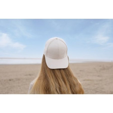 Casquette 6 Panneaux Éco-responsable en Suédine - Orion cadeau affaires élégant