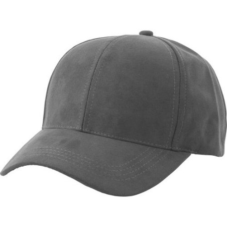 Casquette 6 Panneaux Éco-responsable en Suédine - Orion personnalisable avec votre logo