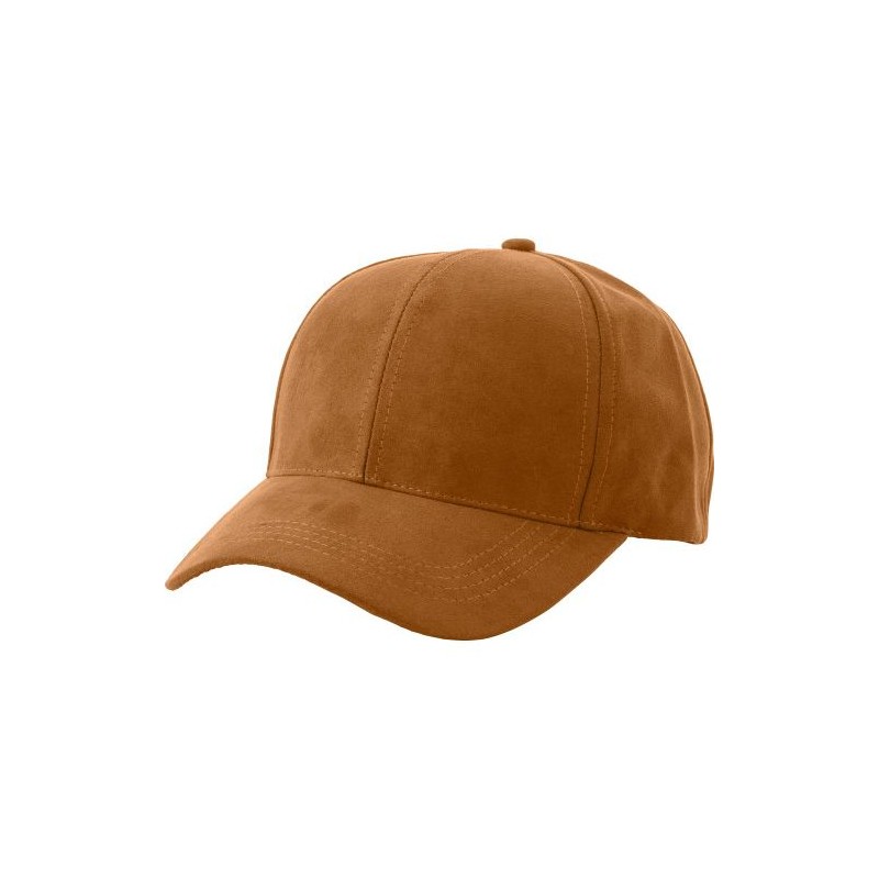 Casquette 6 Panneaux Éco-responsable en Suédine - Orion personnalisation rapide en France