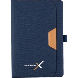 Carnet A5  en rPET personnalisé - Thorsten Matières : polyester Couleurs : noir livraison express 24h 48h