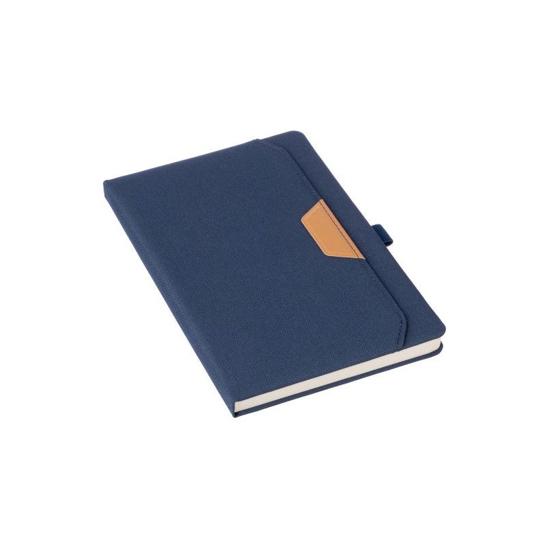 Carnet A5  en rPET personnalisé - Thorsten Matières : polyester Couleurs : noir accessoire événementiel unique