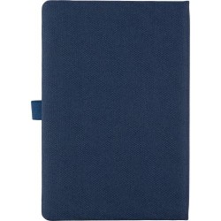 Carnet A5  en rPET personnalisé - Thorsten Matières : polyester Couleurs : bleu impression haute définition