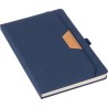 Carnet A5  en rPET personnalisé - Thorsten Matières : polyester Couleurs : bleu goodies entreprise design