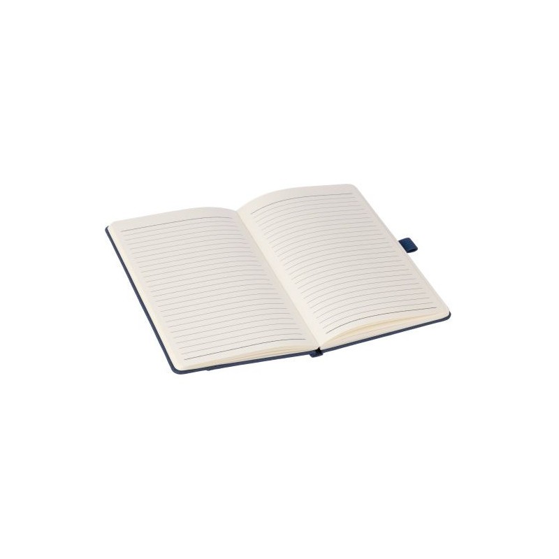 Carnet A5  en rPET personnalisé - Thorsten Matières : polyester Couleurs : bleu cadeau client original