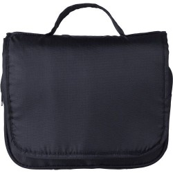 Trousse de toilette suspendable personnalisée en polyester Merrick Matières : nylon Couleurs : noir cadeau entreprise pas cher