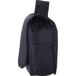 Trousse de toilette suspendable personnalisée en polyester Merrick Matières : nylon Couleurs : noir marquage laser ultra précis