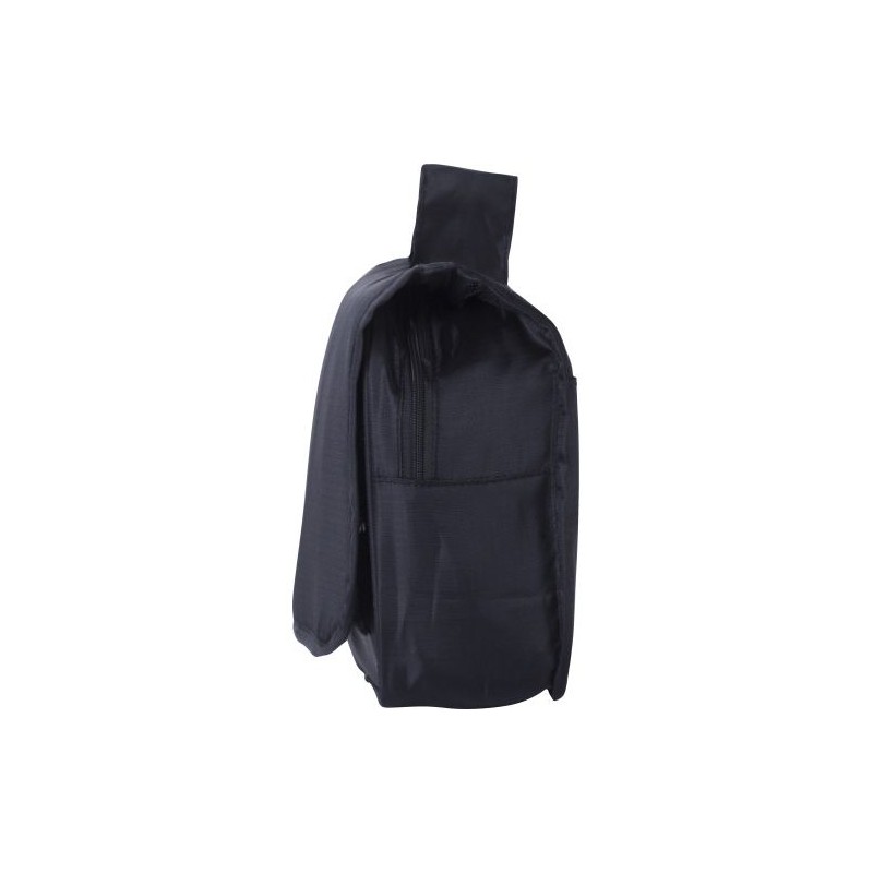 Trousse de toilette suspendable personnalisée en polyester Merrick Matières : nylon Couleurs : noir marquage laser ultra précis