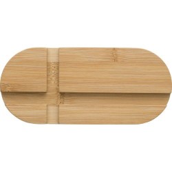 Support Élégant Pratique Personnalisé de Téléphone et Tablette Eamon Matières : bambou Couleurs : brun 2