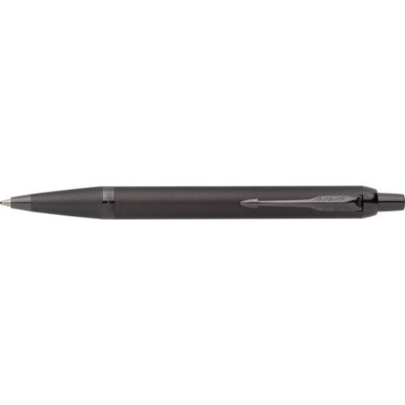 Stylo bille personnalisé luxe monochrome Parker IM Matières : métal Couleurs : gun