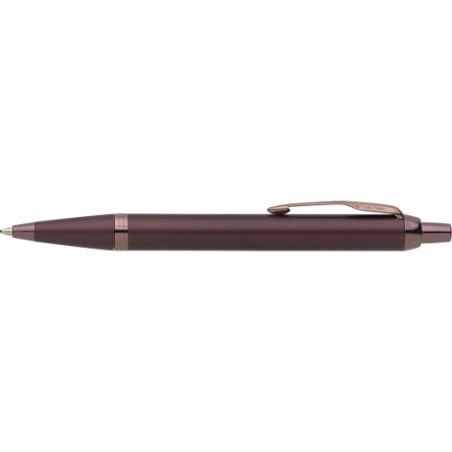 Stylo bille personnalisé luxe monochrome Parker IM Matières : métal Couleurs : gun livraison express 24h 48h