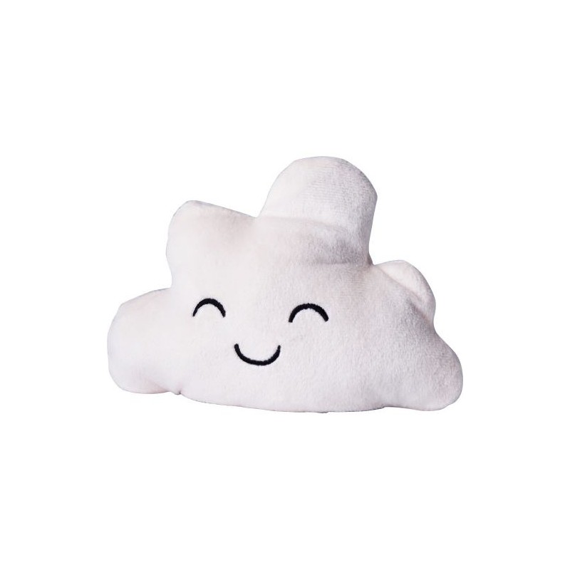 Peluche réversible en polyester personnalisée 'Nuage' Matières : polyester Couleurs : blanc personnalisable avec votre logo