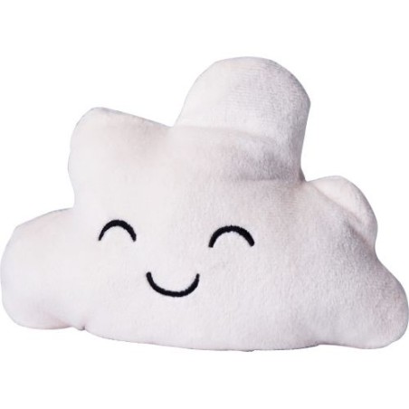 Peluche réversible en polyester personnalisée 'Nuage' Matières : polyester Couleurs : blanc personnalisable avec votre logo
