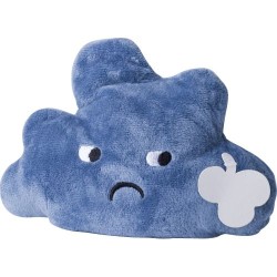 Peluche réversible en polyester personnalisée 'Nuage' Matières : polyester Couleurs : blanc goodies publicitaire événementiel