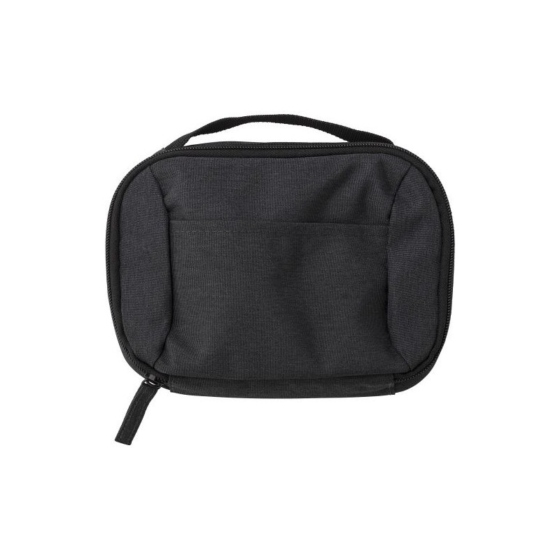 Étui de voyage personnalisable en polyester - Jace Matières : polyester Couleurs : anthracite