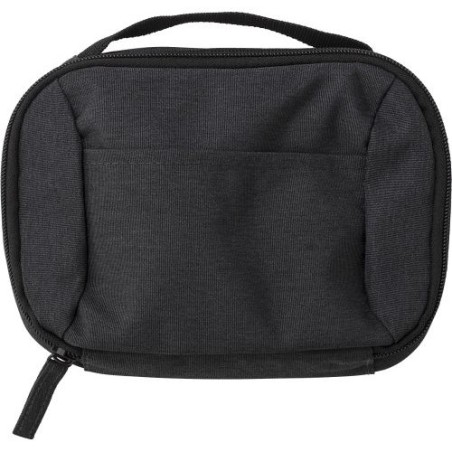 Étui de voyage personnalisable en polyester - Jace Matières : polyester Couleurs : anthracite