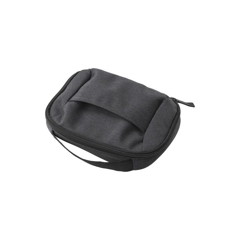Étui de voyage personnalisable en polyester - Jace Matières : polyester Couleurs : anthracite personnalisable avec votre logo