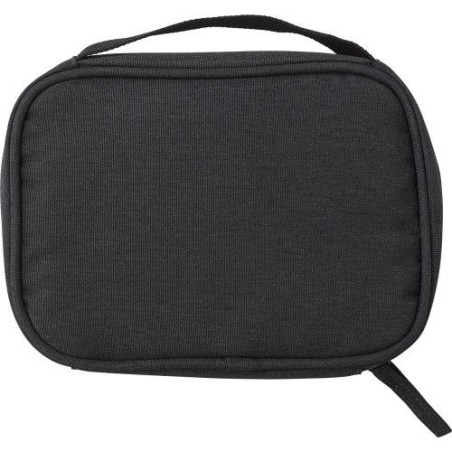 Étui de voyage personnalisable en polyester - Jace Matières : polyester Couleurs : anthracite cadeau entreprise pas cher