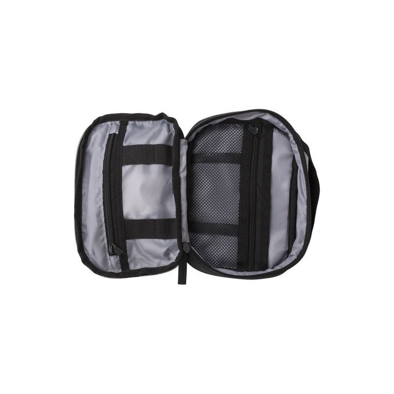 Étui de voyage personnalisable en polyester - Jace Matières : polyester Couleurs : anthracite impression haute définition