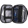 Étui de voyage personnalisable en polyester - Jace Matières : polyester Couleurs : anthracite marquage laser ultra précis
