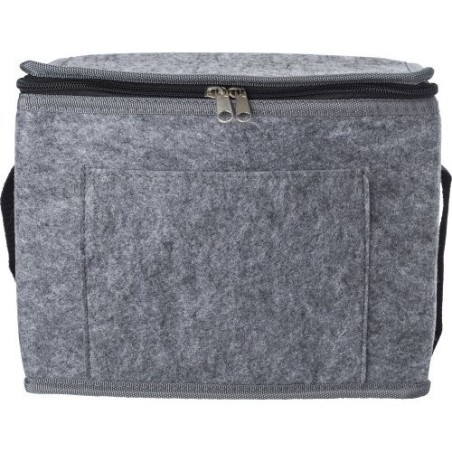 Sac isotherme  en feutre rPET Mason Matières : aluminium Couleurs : gris