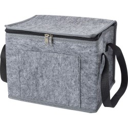 Sac isotherme  en feutre rPET Mason Matières : aluminium Couleurs : gris goodies publicitaire événementiel