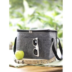 Sac isotherme  en feutre rPET Mason Matières : aluminium Couleurs : gris livraison express 24h 48h