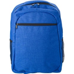 Sac à dos porte-ordinateur en polyester 600D personnalisé Glynn Matières : nylon Couleurs : bleu