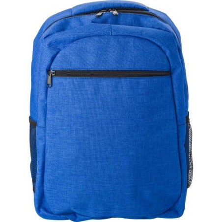 Sac à dos porte-ordinateur en polyester 600D personnalisé Glynn Matières : nylon Couleurs : bleu