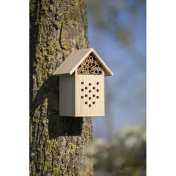 Abri en bois  pour abeilles - Accessoire jardin Fahim Matières : bois Couleurs : brun impression haute définition