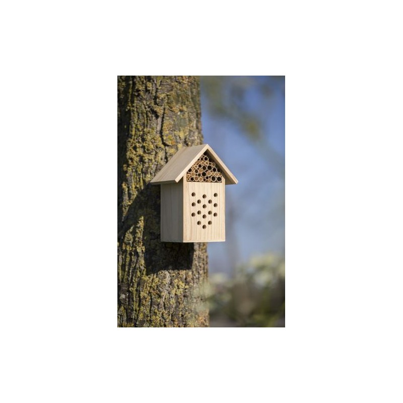 Abri en bois  pour abeilles - Accessoire jardin Fahim Matières : bois Couleurs : brun impression haute définition