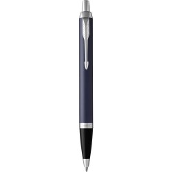 Stylo bille personnalisé luxe Parker IM Matières : métal Couleurs : bleu