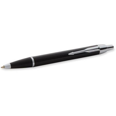 Stylo bille personnalisé luxe Parker IM Matières : métal Couleurs : noir cadeau collaborateur premium