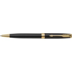 Stylo bille  personnalisé Cadeau d'Entreprise Parker Sonnet Matières : métal Couleurs : noir