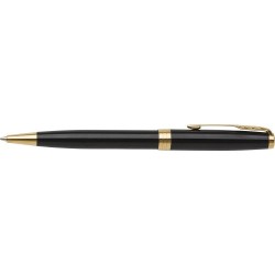 Stylo bille  personnalisé Cadeau d'Entreprise Parker Sonnet Matières : métal Couleurs : noir cadeau entreprise pas cher