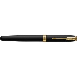 Stylo Publicitaire Élégant Roller Parker Sonnet Matières : métal Couleurs : noir